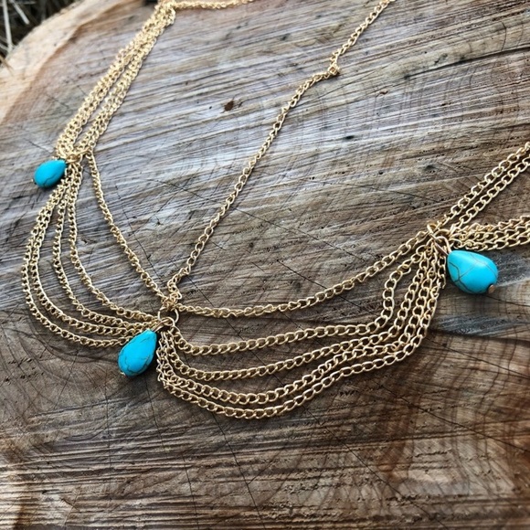 FREE when bundled! Turquoise Festival Headchain! - Picture 6 of 8